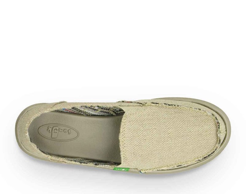 Sanuk Donna Hemp Women's Shoes Beige | Canada 154GSO